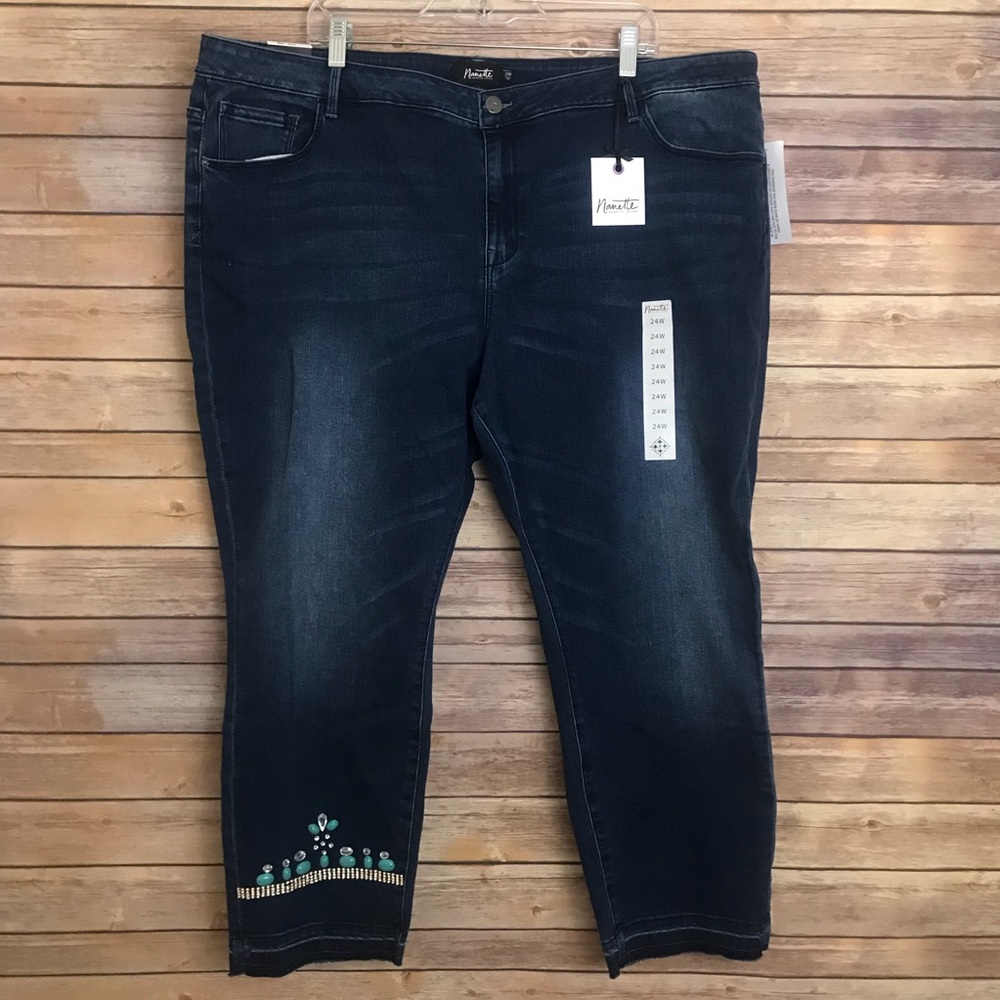 NWT Nanette Lepore Bejeweled Hem Plus Size 24w